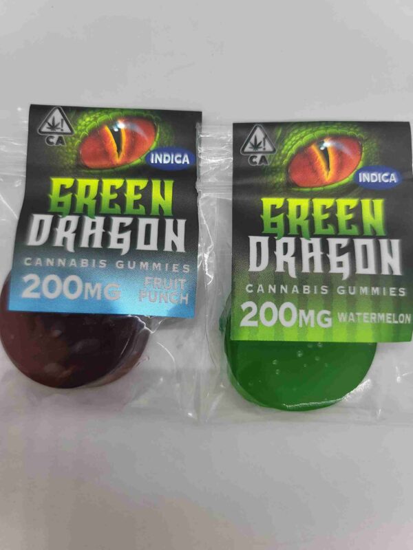 GREEN DRAGON GUMMIES 200MG - Image 2
