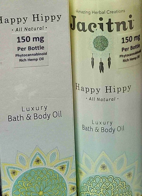 AMAZING HERBAL CREATIONS HAPPY HIPPY BATH AND BODY OIL