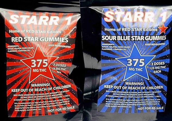 STARR 1 GUMMIES 375 MG