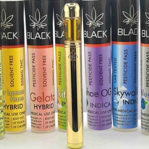 BLACK DISPOSABLE VAPE .5G