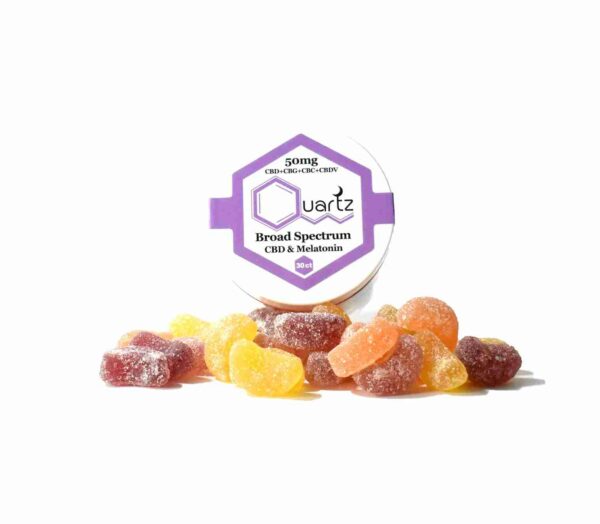 QUARTZ BROAD SPECTRUM GUMMIES + MELATONIN FOR  SLEEP!!