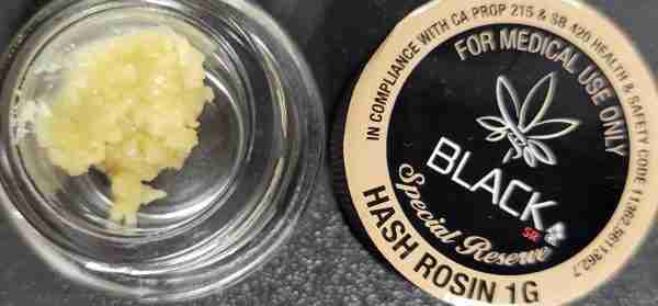 BLACK SPECIAL RESERVE HASH ROSIN