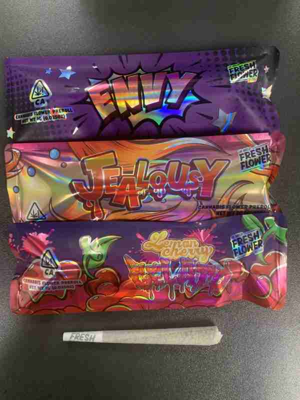 FRESH FLOWER PRE-ROLLS-ONLY JEALOUSY LEFT AVAILABLE