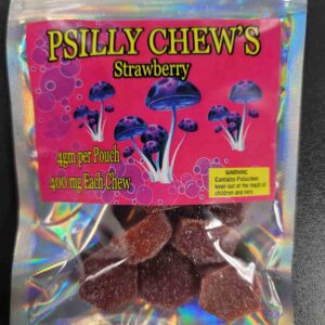 PSILLY CHEWS 10 GUMMIES!! NEW LOOK!!