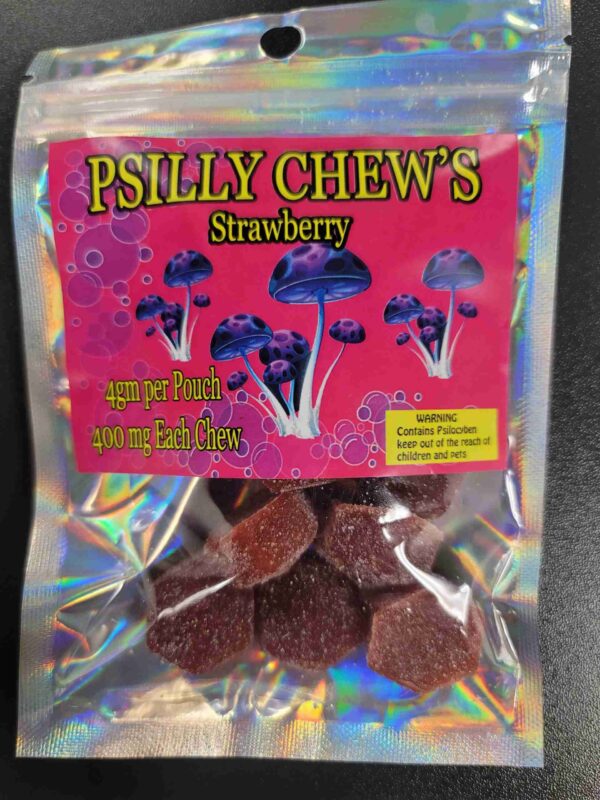 PSILLY CHEWS 10 GUMMIES!! NEW LOOK!!