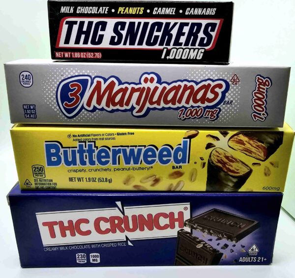 !THC CHOCOLATE BARS-CHECK DESCRIPTION FOR MILLIGRAMS
