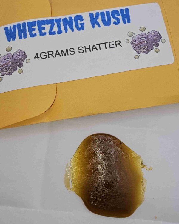 WEEZING KUSH 4 GRAM SHATTER